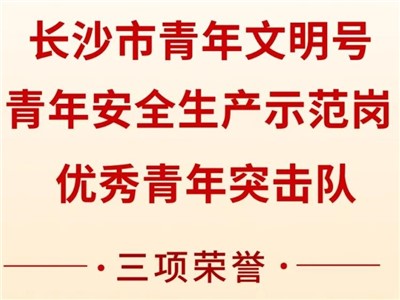 意昂娱乐集团荣获共青团长沙市委“号手岗队”建功大竞赛三项荣誉
