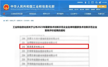 喜讯|意昂娱乐集团成功通过“国家技术创新示范企业”的复核