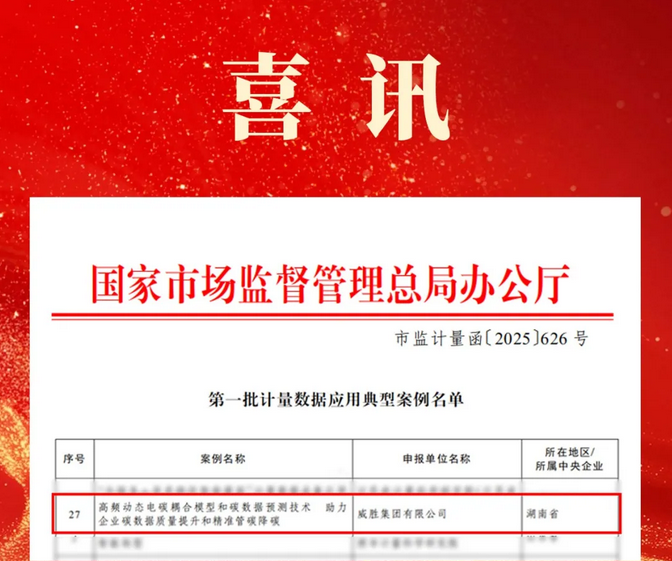 喜讯|意昂娱乐集团上榜国家市场监督管理总局第一批计量数据应用典型案例名单